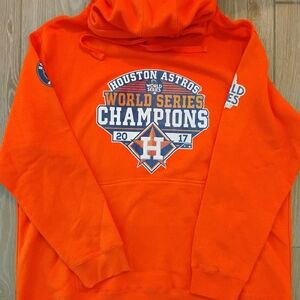 Fanatics Houston Astros 2017 World Series Champions MLB Hoodie NWT Men's 2XL